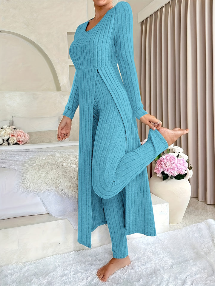 Amanda Soft Ribbed 2-Piece Set