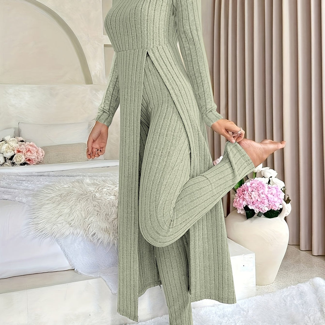 Amanda Soft Ribbed 2-Piece Set