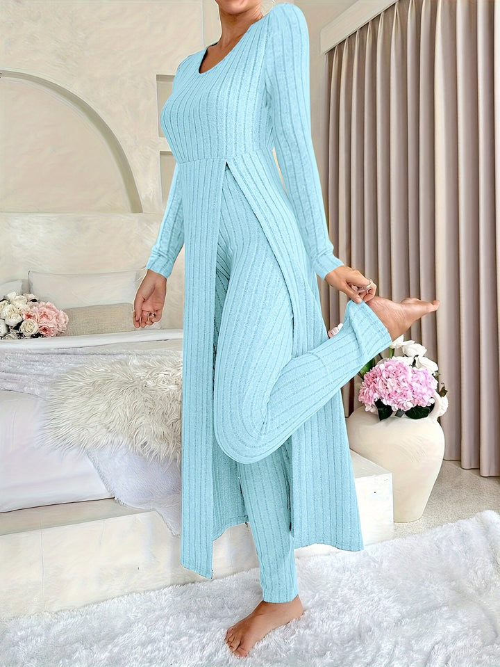 Amanda Soft Ribbed 2-Piece Set