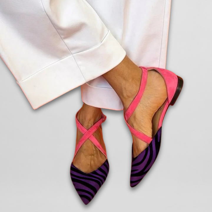 Fern | Strappy Ballerina Flats