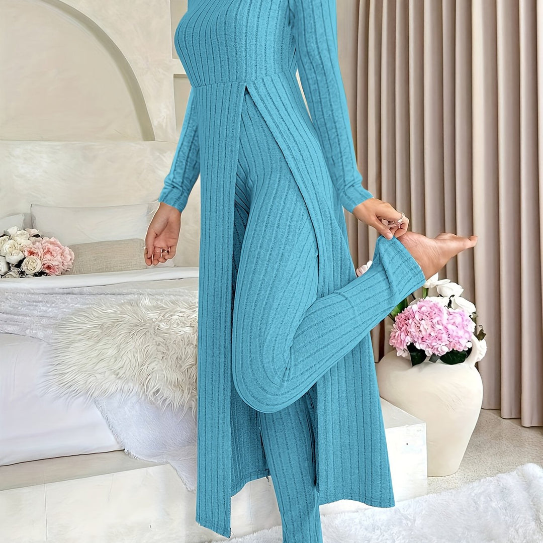 Amanda Soft Ribbed 2-Piece Set