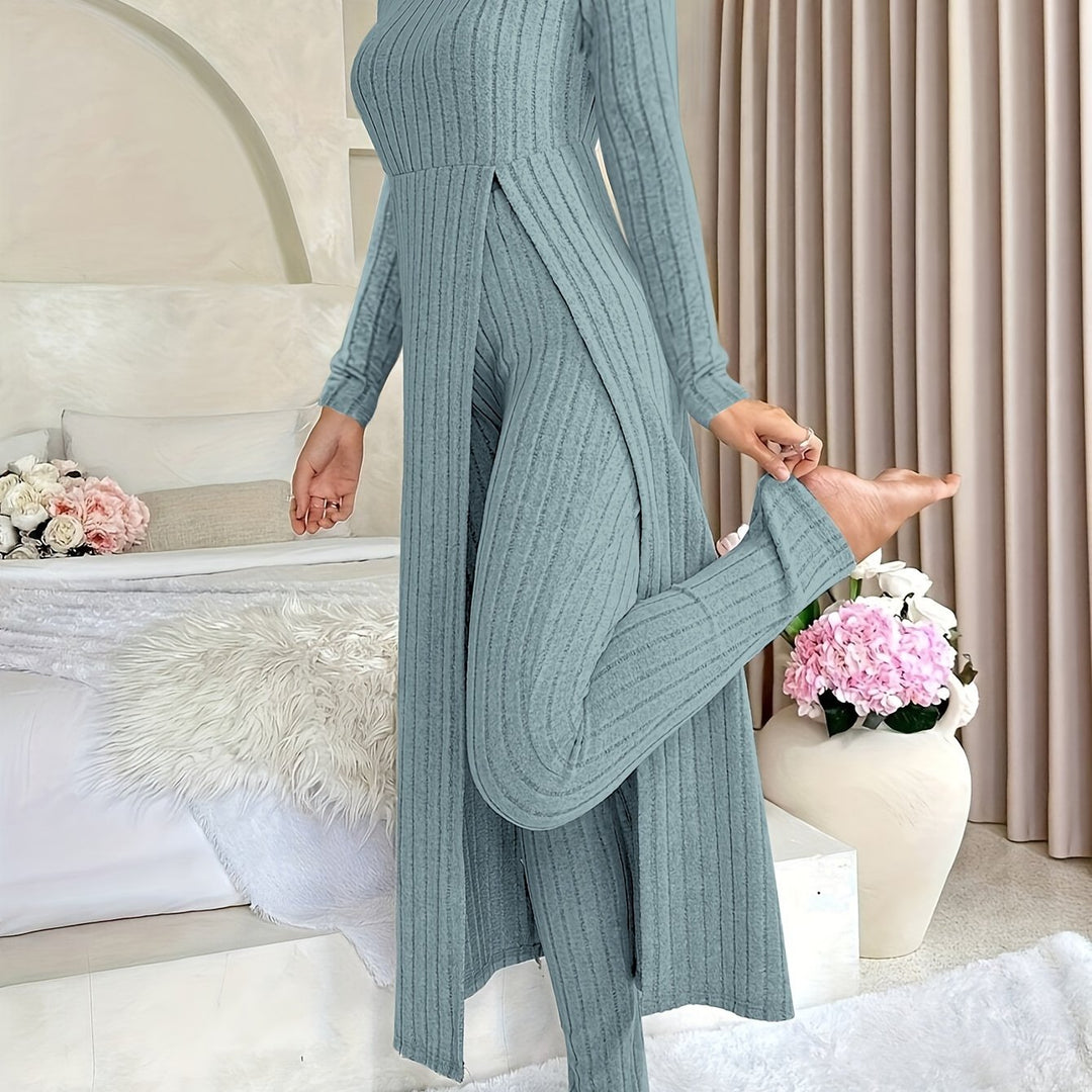 Amanda Soft Ribbed 2-Piece Set