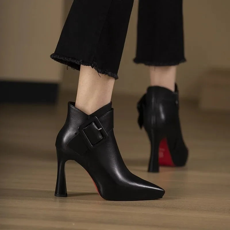 Avelisse | Buckle Ankle Boots