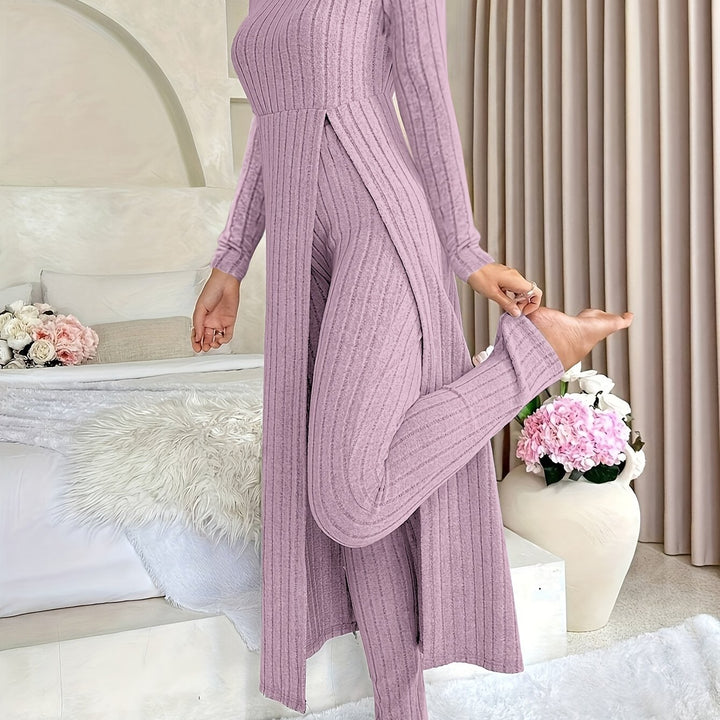 Amanda Soft Ribbed 2-Piece Set