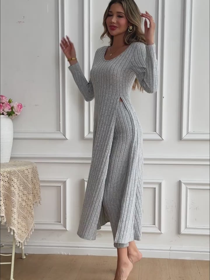 Amanda Soft Ribbed 2-Piece Set